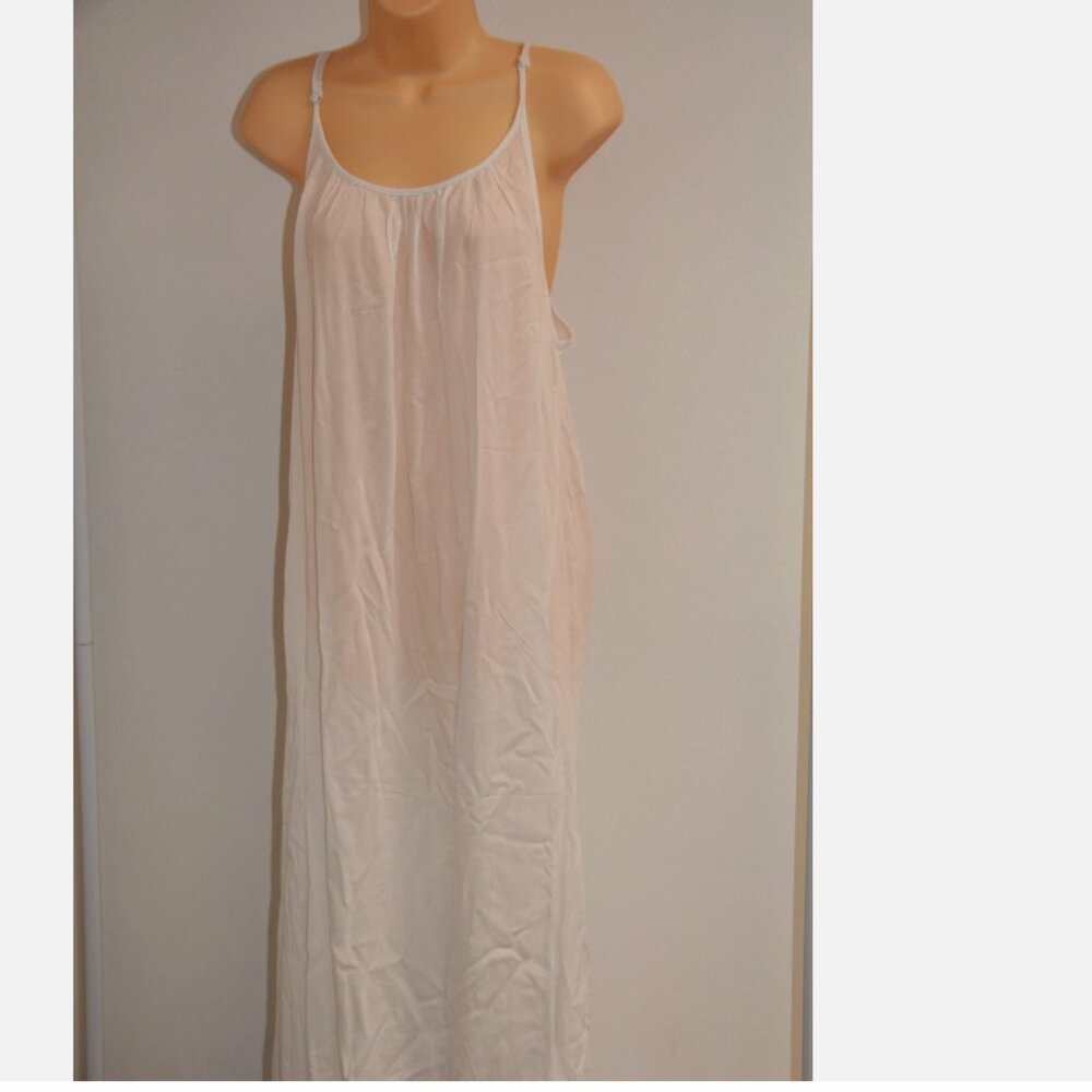 New Raviya Swimsuit Bikini Cover Up Maxi Dress White adj. straps white